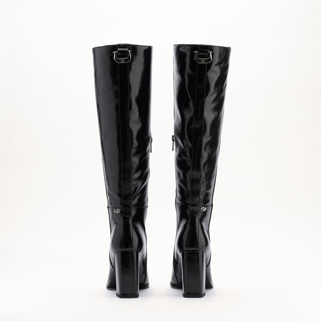 Sabelle Kniehoher Stiefel Schwarz