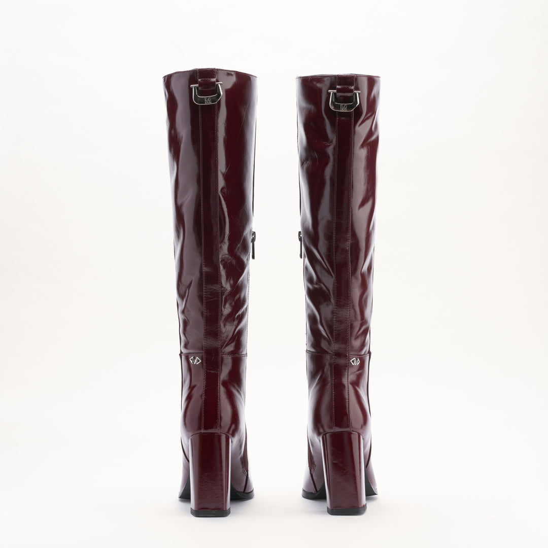 Sabelle Kniehoher Stiefel Cranberry
