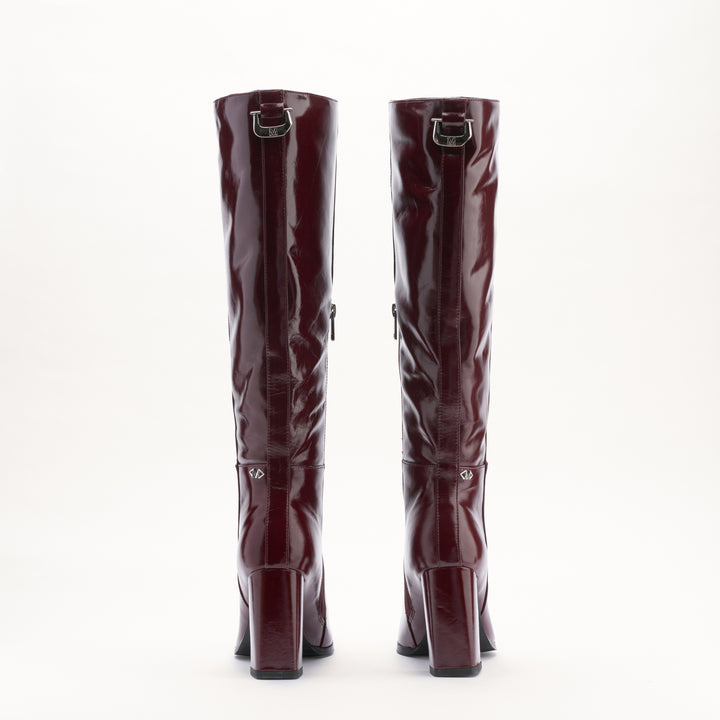 Sabelle Kniehoher Stiefel Cranberry
