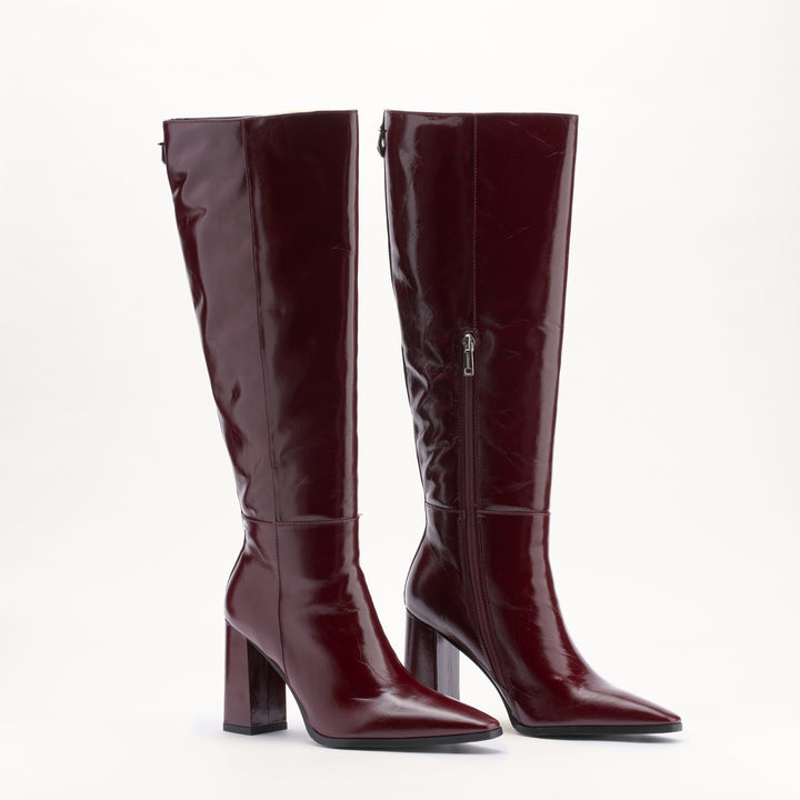 Sabelle Kniehoher Stiefel Cranberry