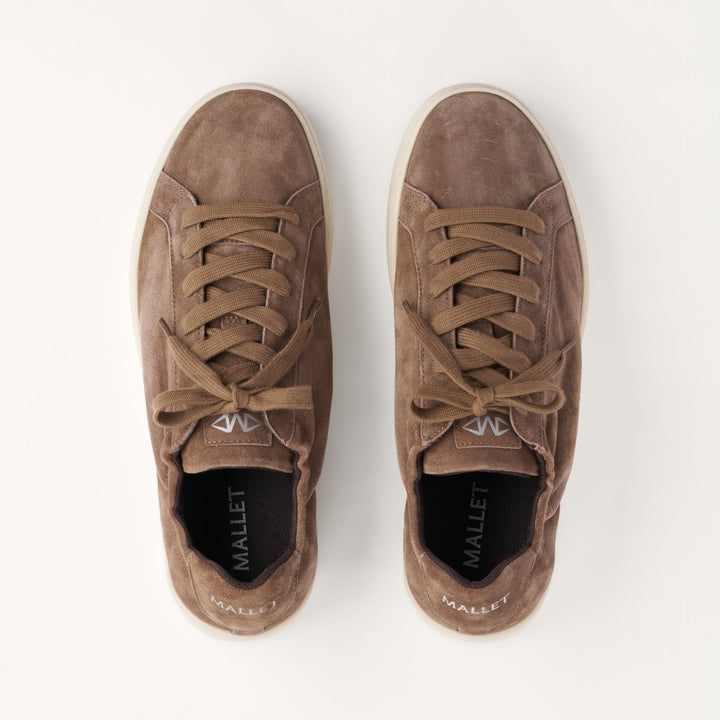 MALLET Sona Men's Brown Suede Sneakers