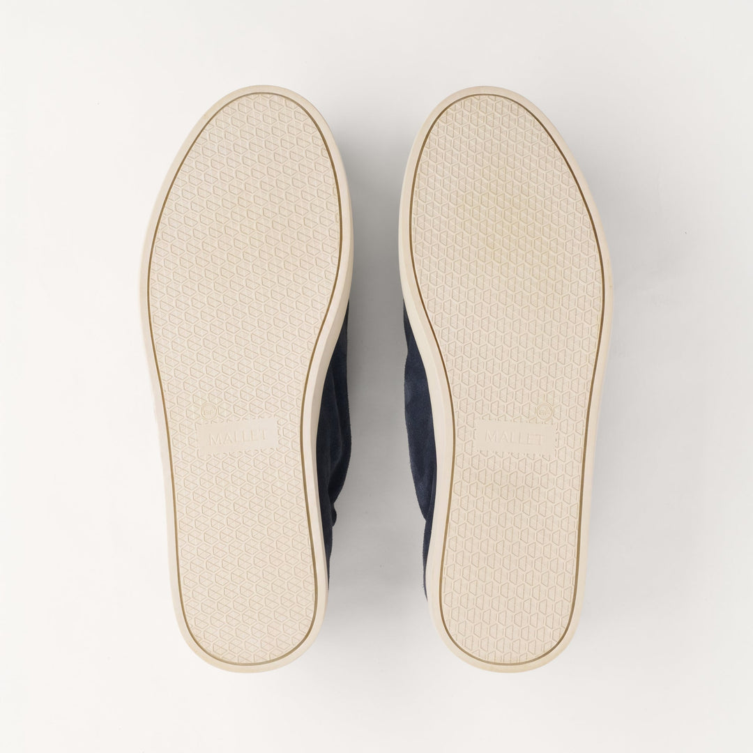 MALLET Sona Men's Navy Suede Sneakers