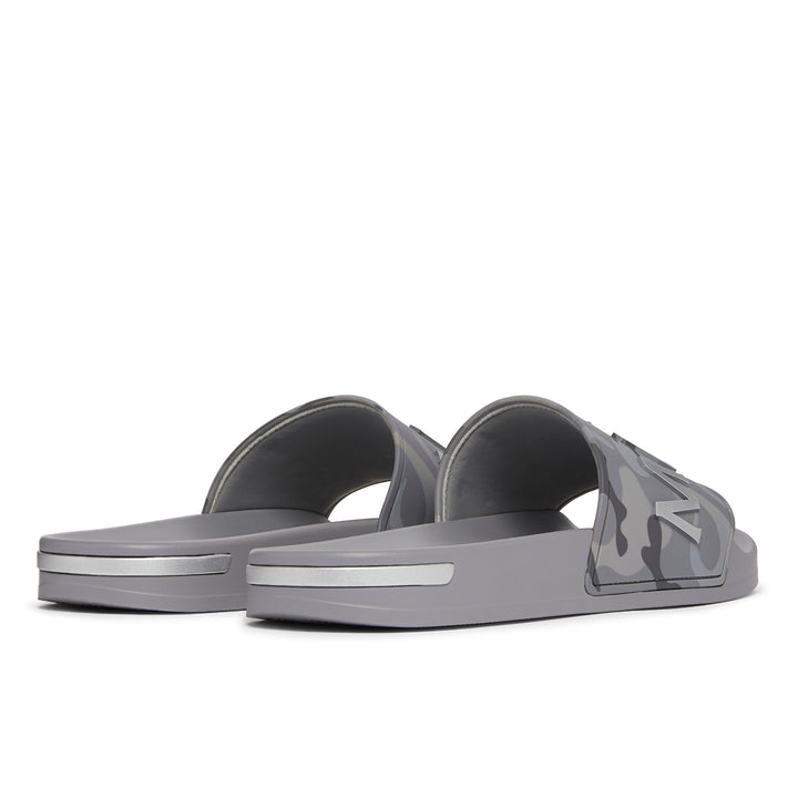 Serif Slide Grey Camo Silver