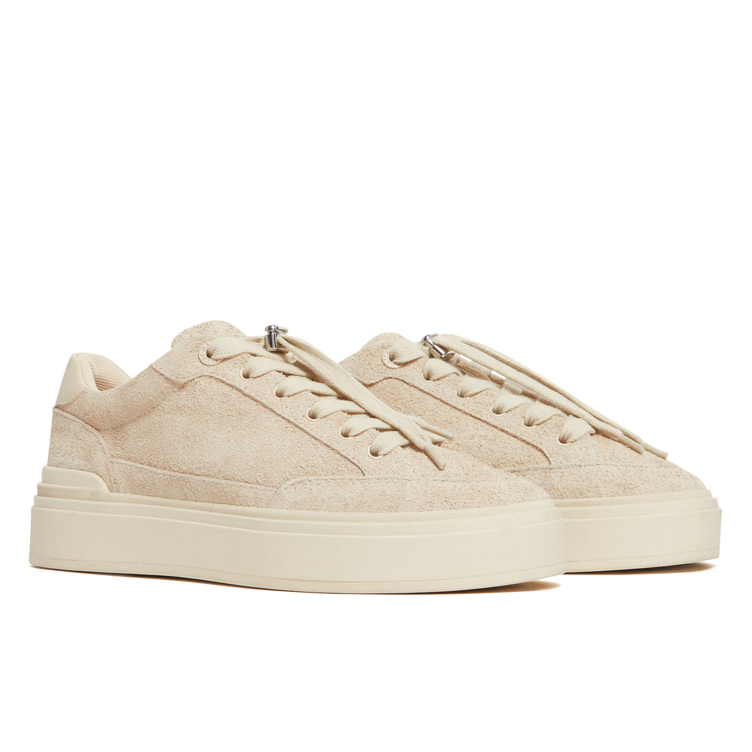 Lansbury Almond Hairy Suede Womens