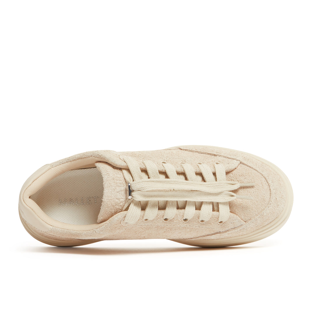 Lansbury Almond Hairy Suede Womens