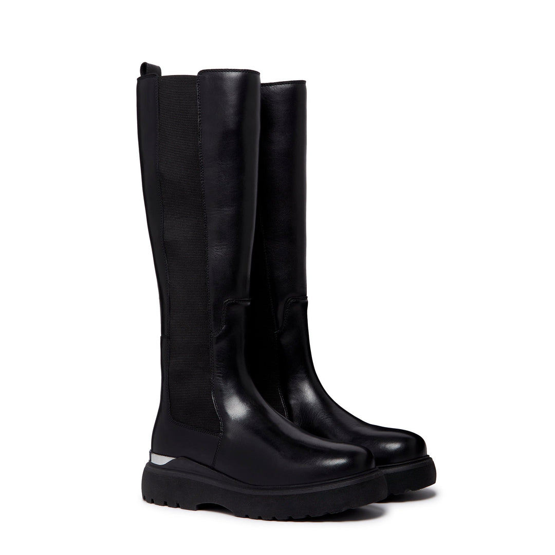 Alexandra Knee High Boot Black Womens