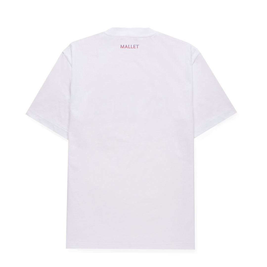 Palm UV Print Tee Organic White