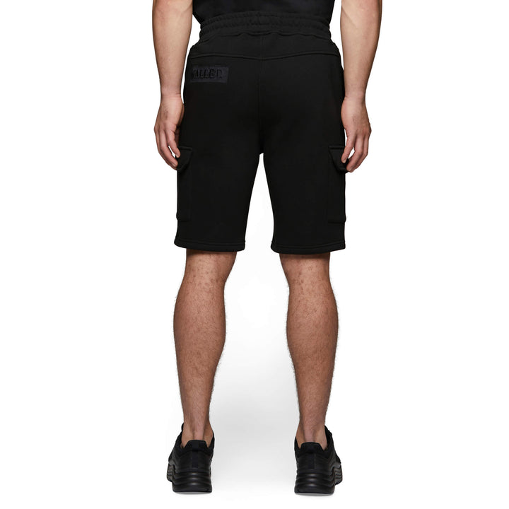 Cargo-Shorts mit Box-Logo in Schwarz