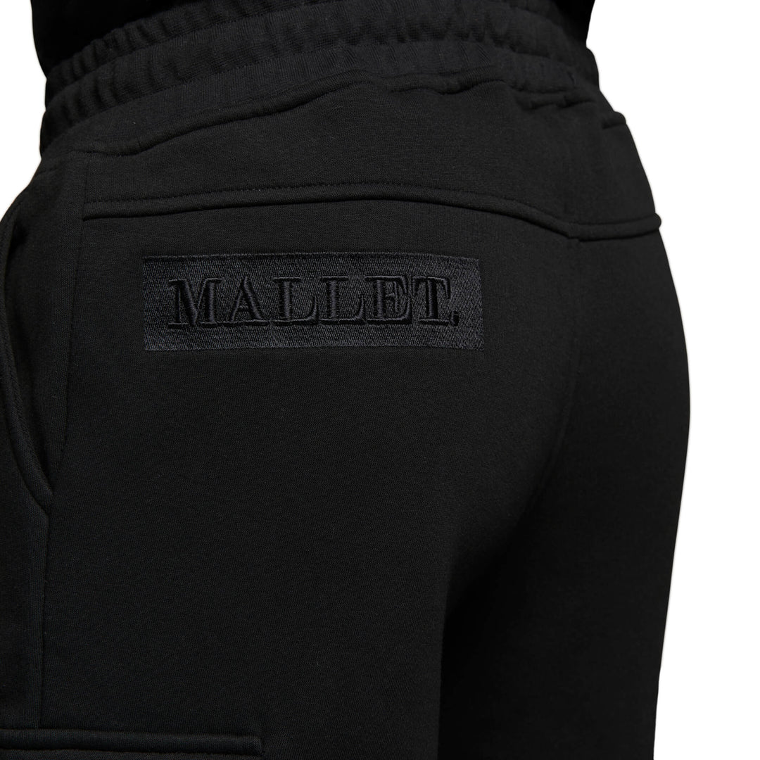 Cargo-Shorts mit Box-Logo in Schwarz