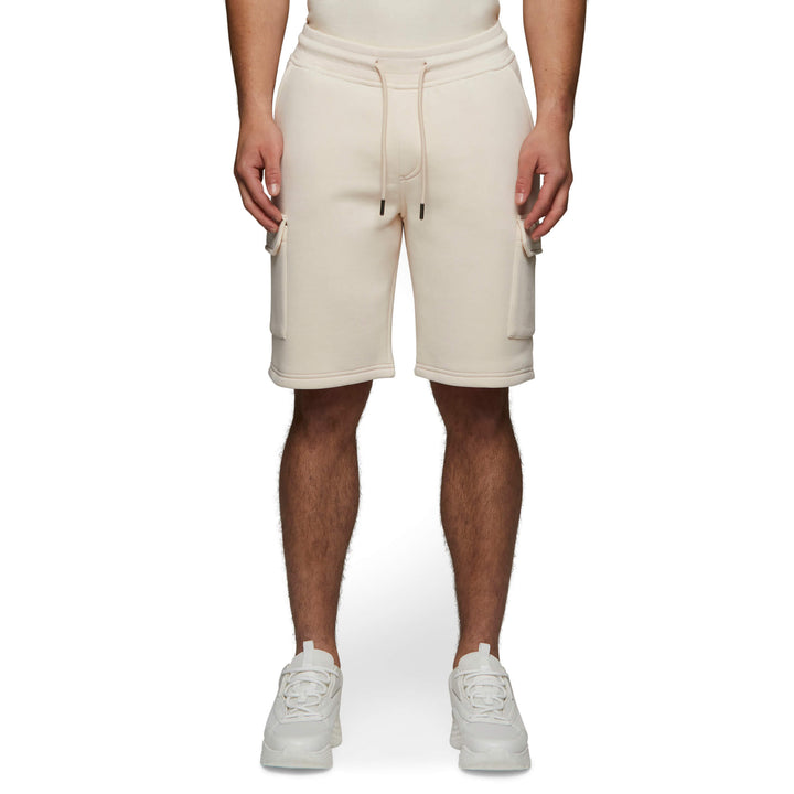 Box Logo Cargo Short Ecru