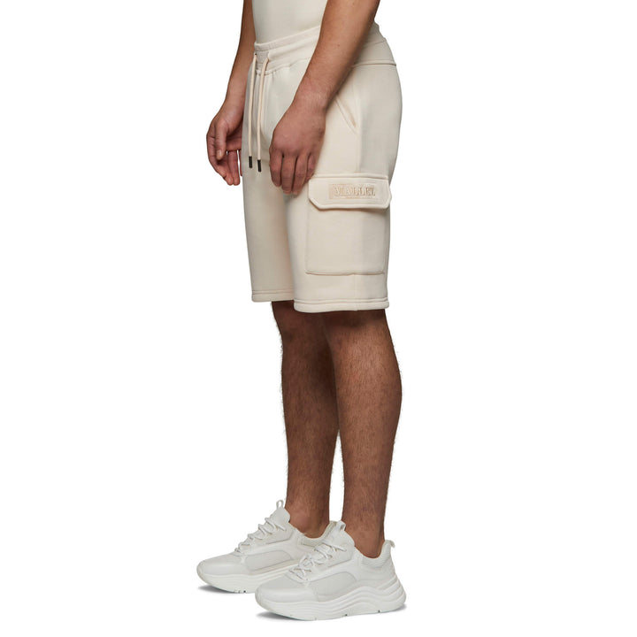 Box Logo Cargo Short Ecru