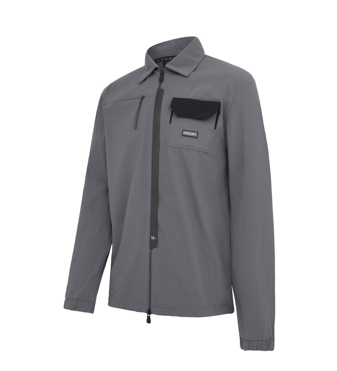 Utility-Overshirt mit Taschen, Anthrazit