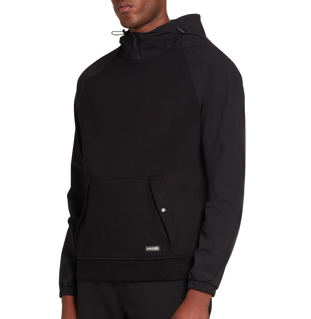 Utility Quarter Zip Hood Schwarz